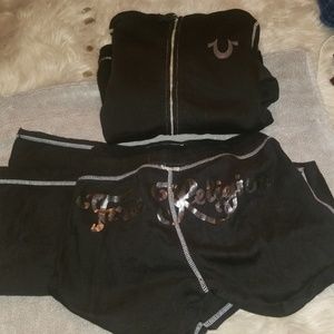 True religion sweatsuit